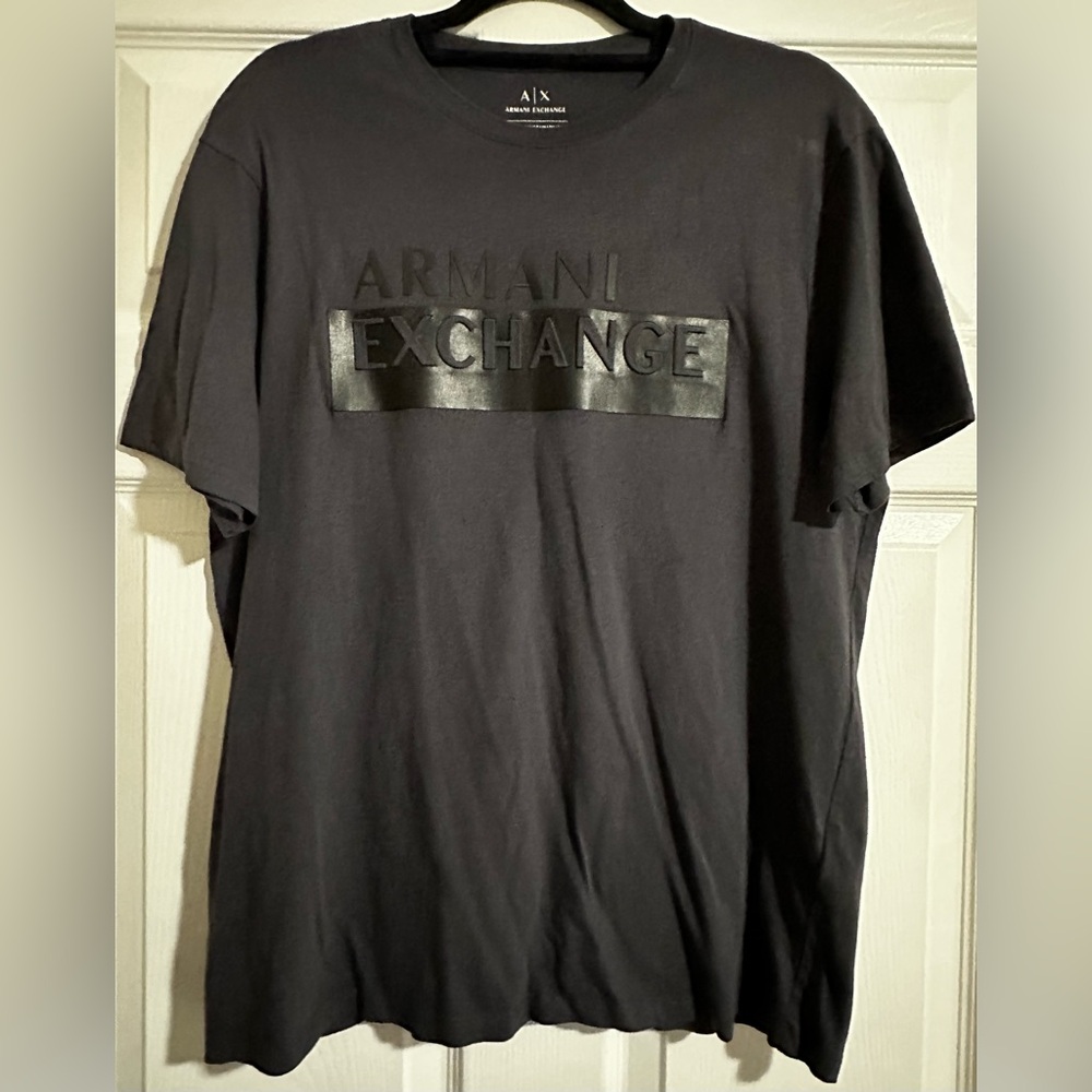Armani Exchange Charcoal Tee, Men’s, Size L